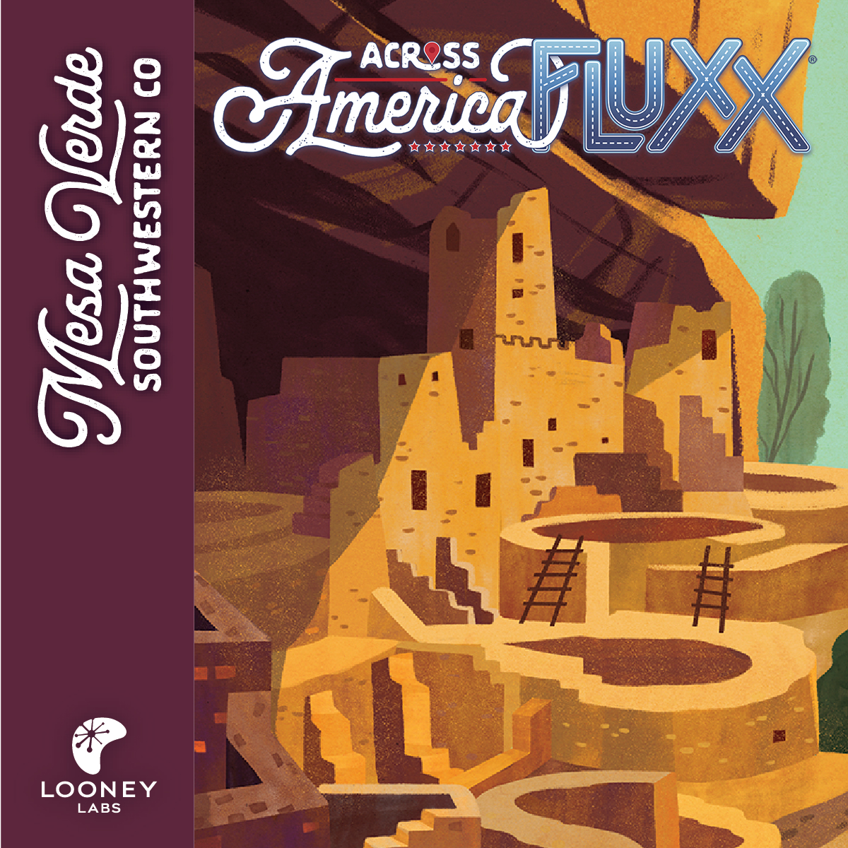 Across America Fluxx Mesa Verde Looney Labs 3969